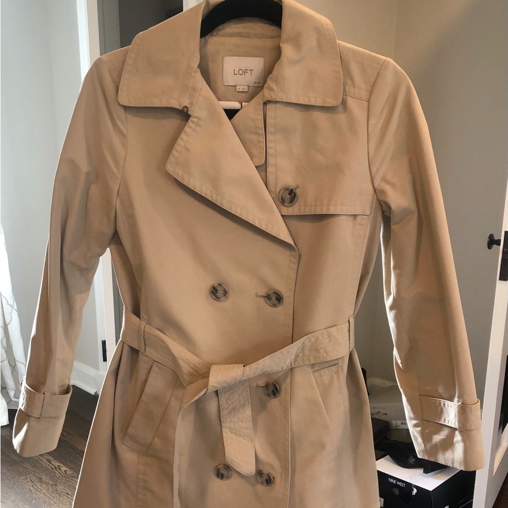 Loft 0 Petite Classic Trench Coat